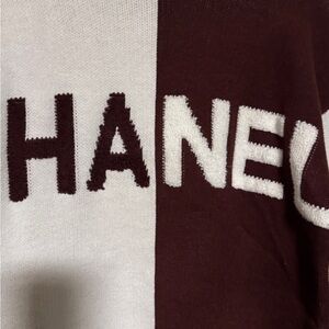 fashion  insprd Chocolate Brown and Cream Knit short dress medium size